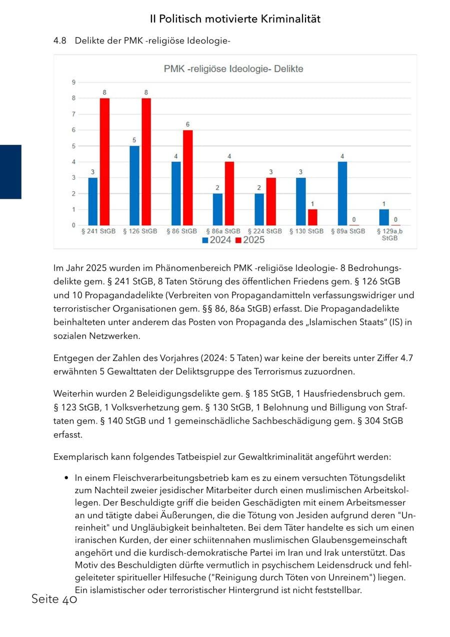 Seite 56 des Verfassungsschutzbericht 2025 Schleswig-Holstein