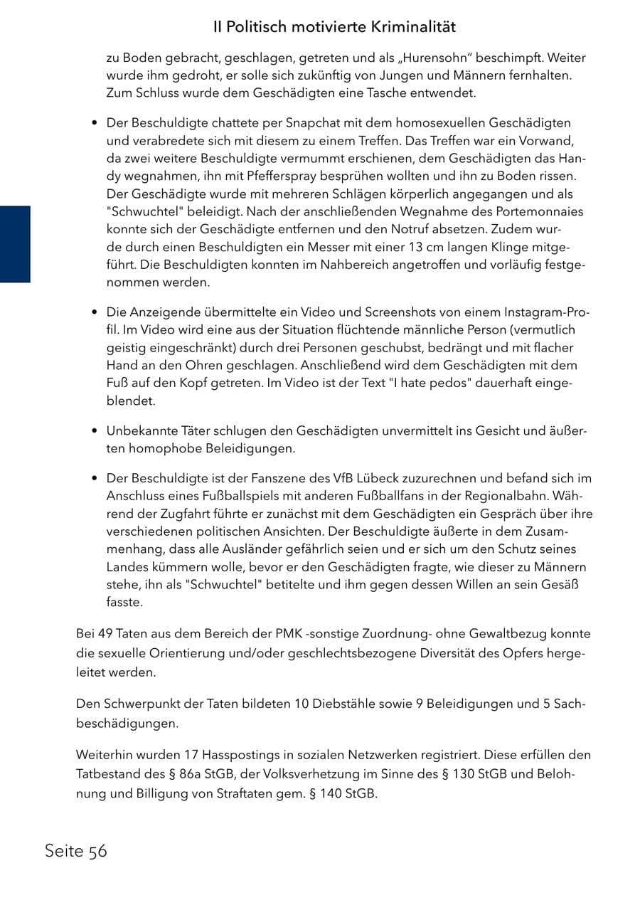 Seite 72 des Verfassungsschutzbericht 2025 Schleswig-Holstein