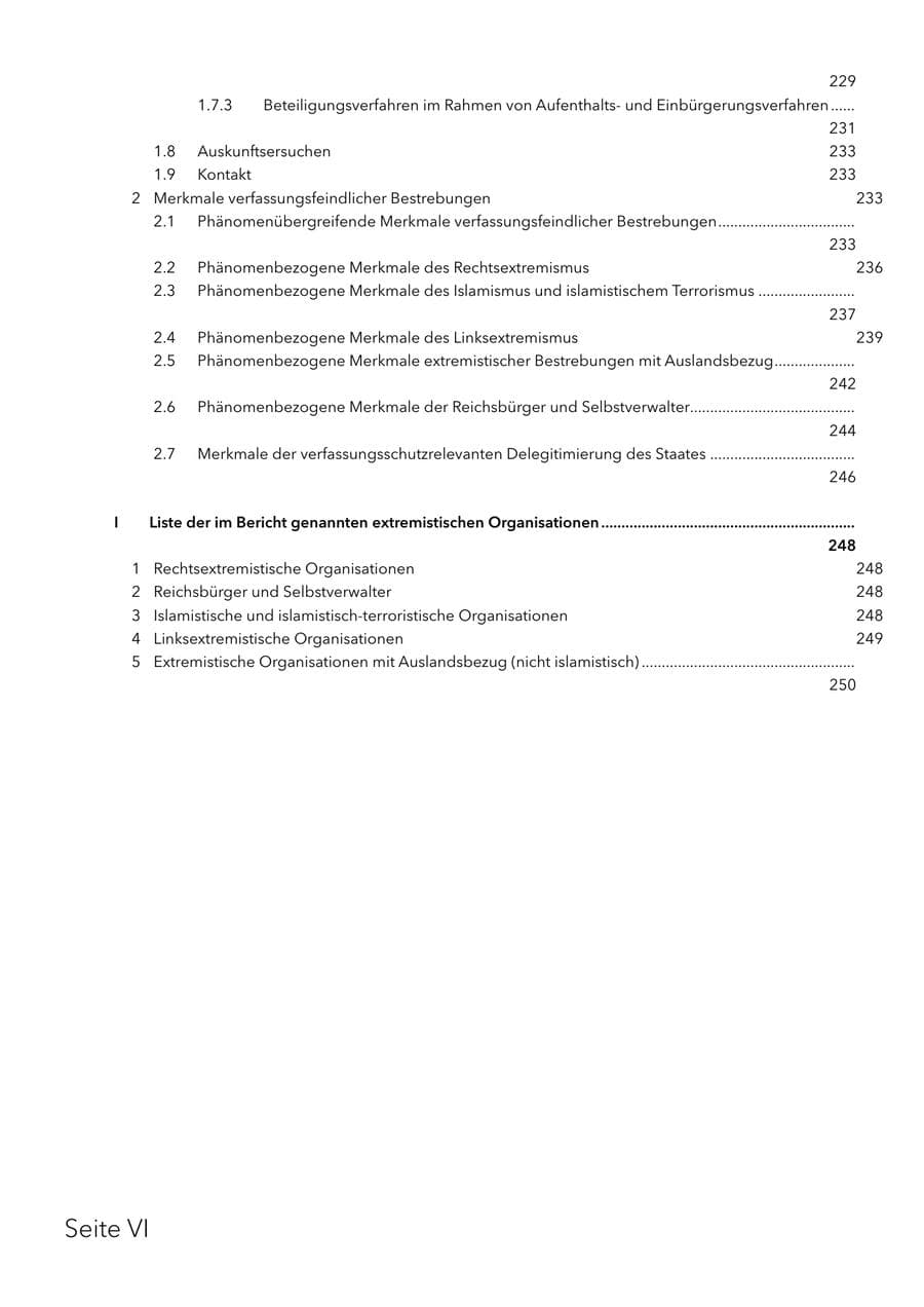 Seite 9 des Verfassungsschutzbericht 2025 Schleswig-Holstein