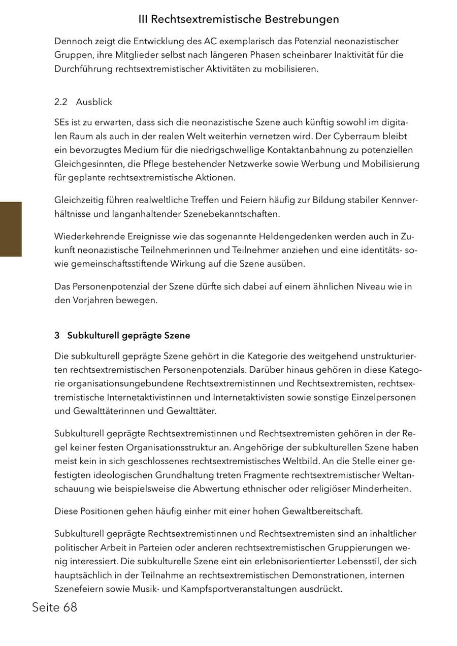 Seite 84 des Verfassungsschutzbericht 2025 Schleswig-Holstein