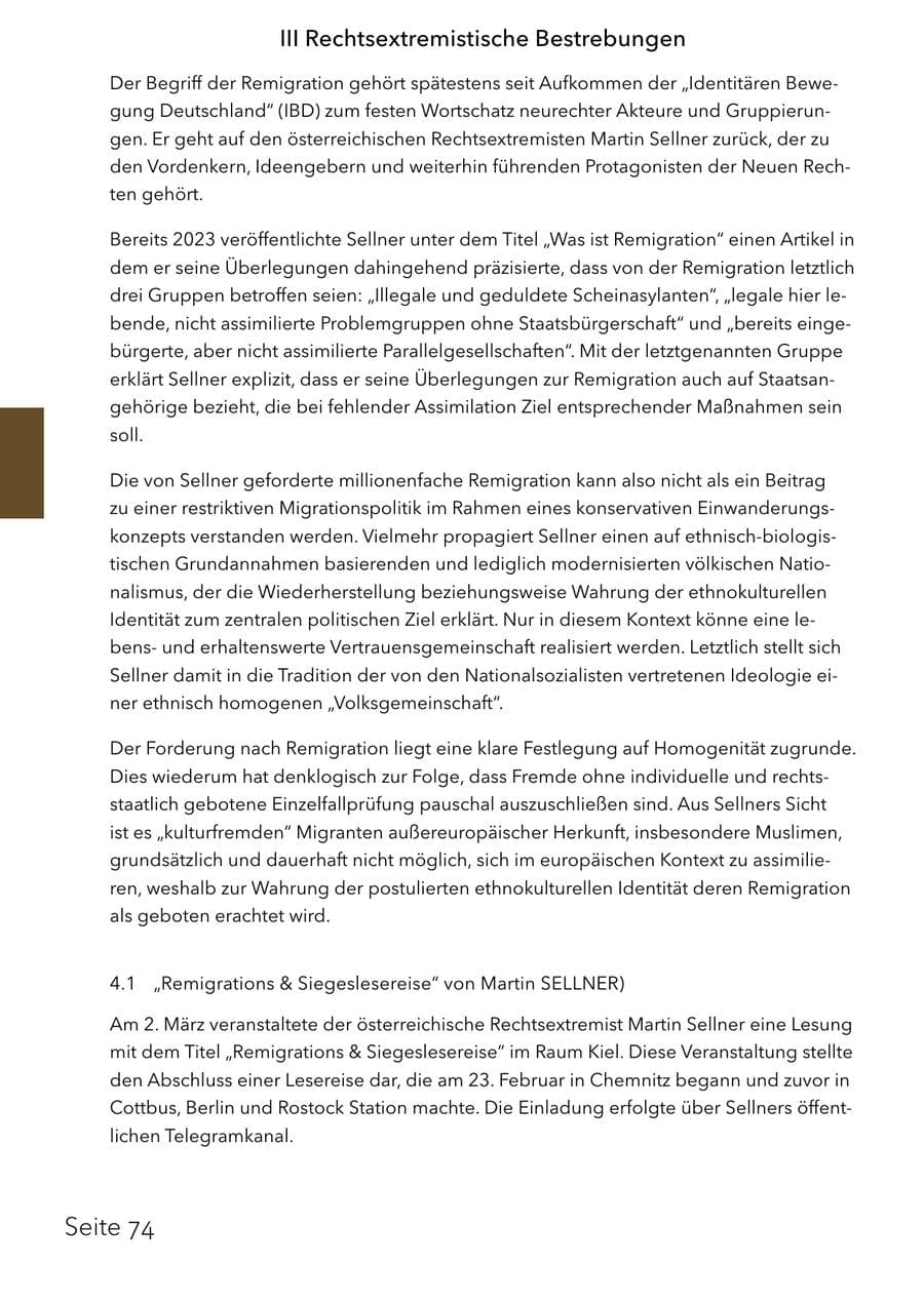 Seite 90 des Verfassungsschutzbericht 2025 Schleswig-Holstein