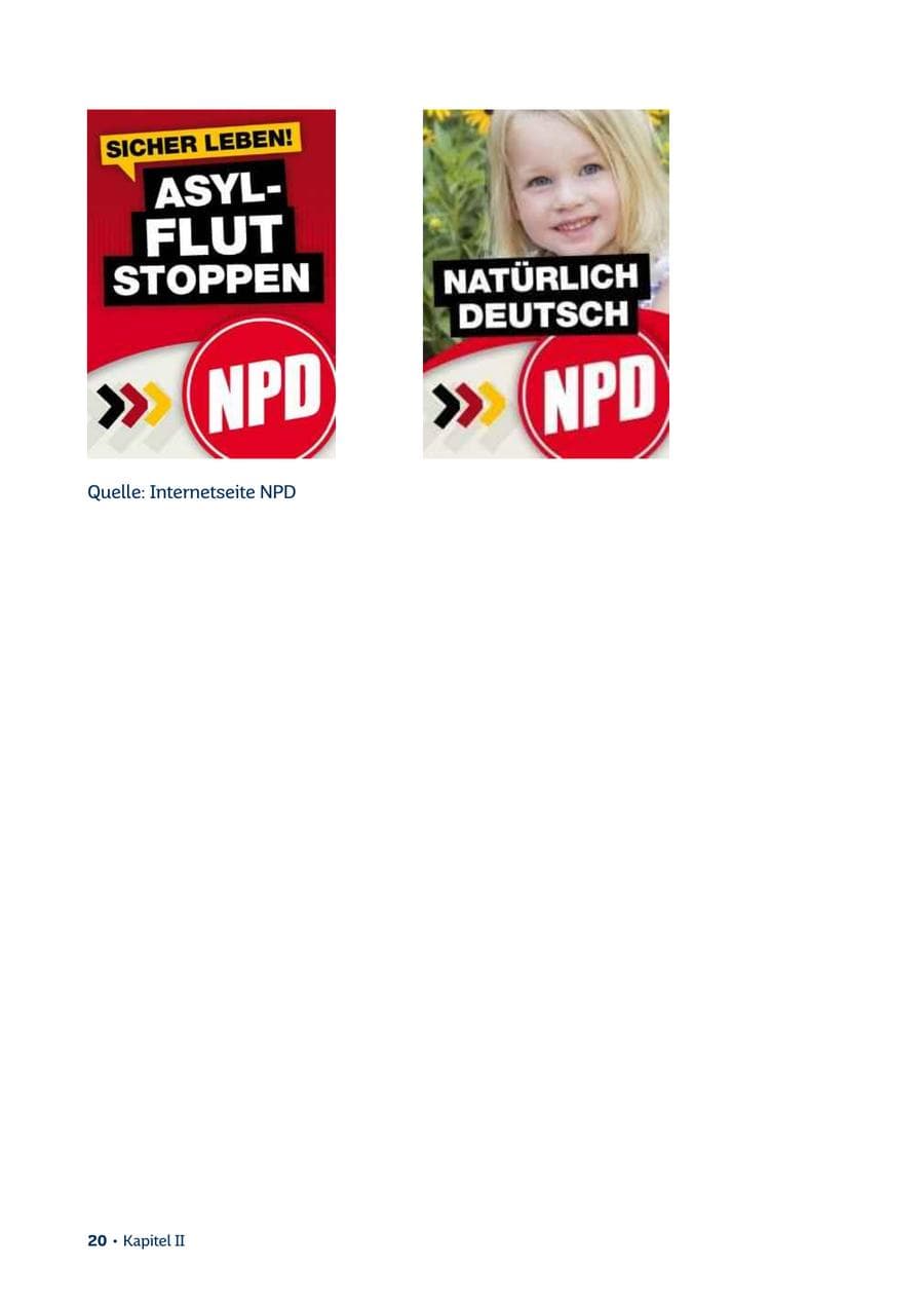 Seite 20 des Verfassungsschutzbericht 2013 Saarland