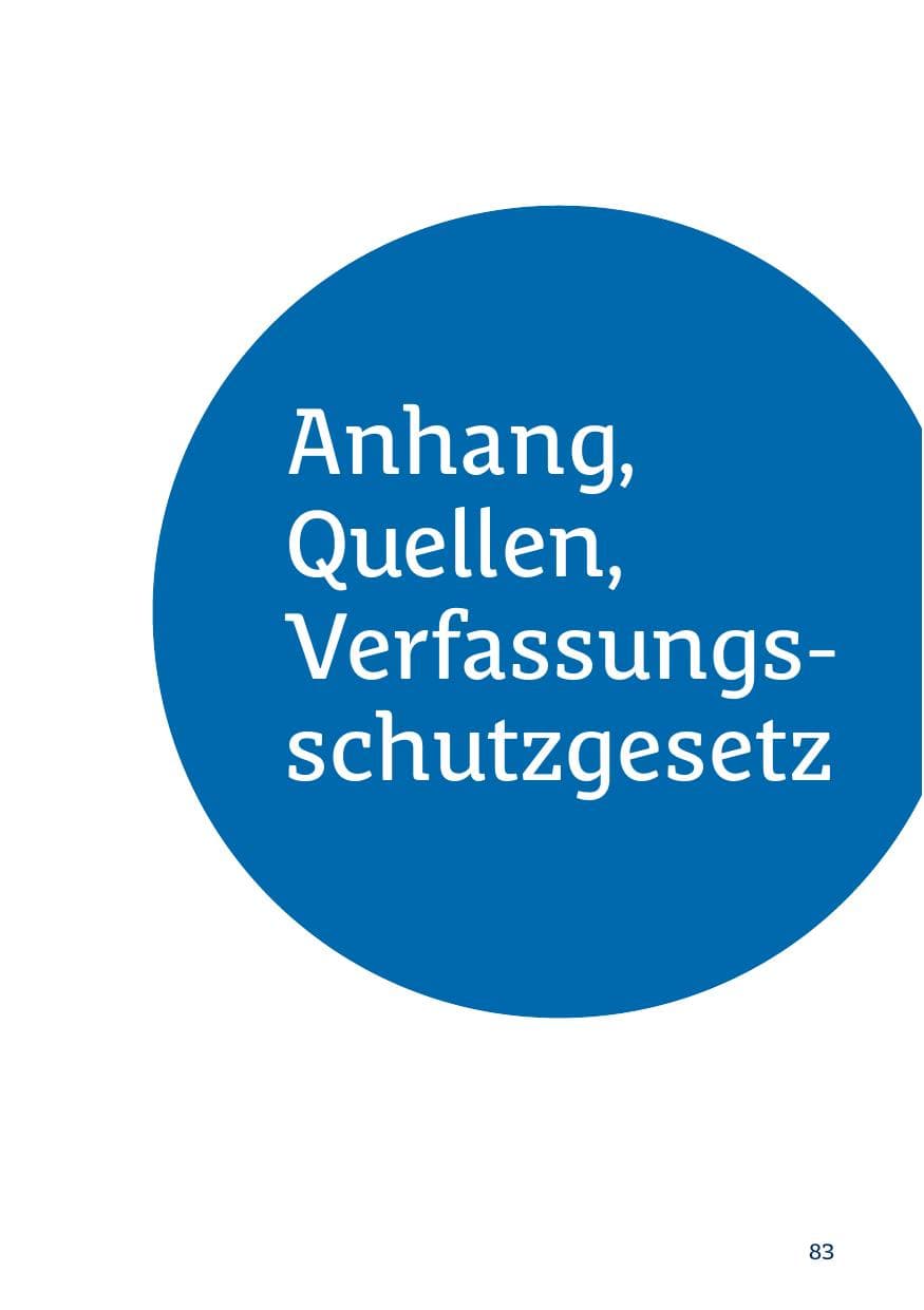 Seite 83 des Verfassungsschutzbericht 2017 Saarland