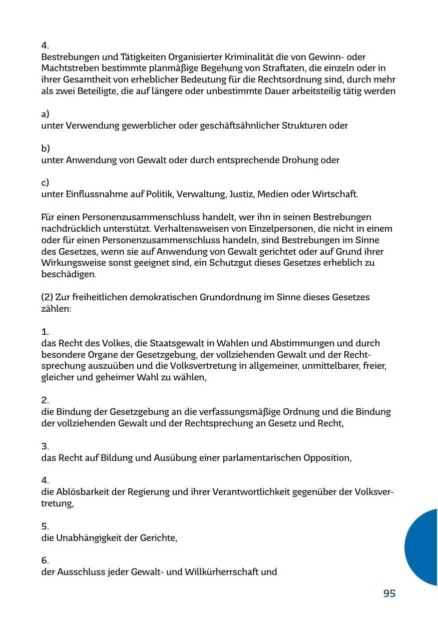 Seite 95 des Verfassungsschutzbericht 2017 Saarland