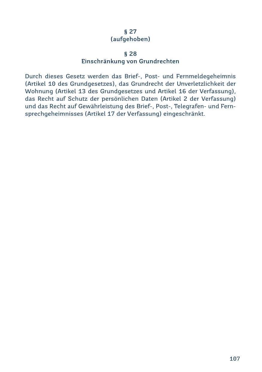 Seite 107 des Verfassungsschutzbericht 2019 Saarland