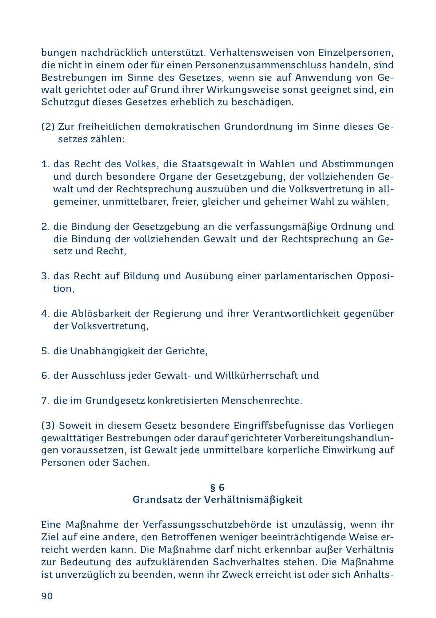 Seite 90 des Verfassungsschutzbericht 2019 Saarland