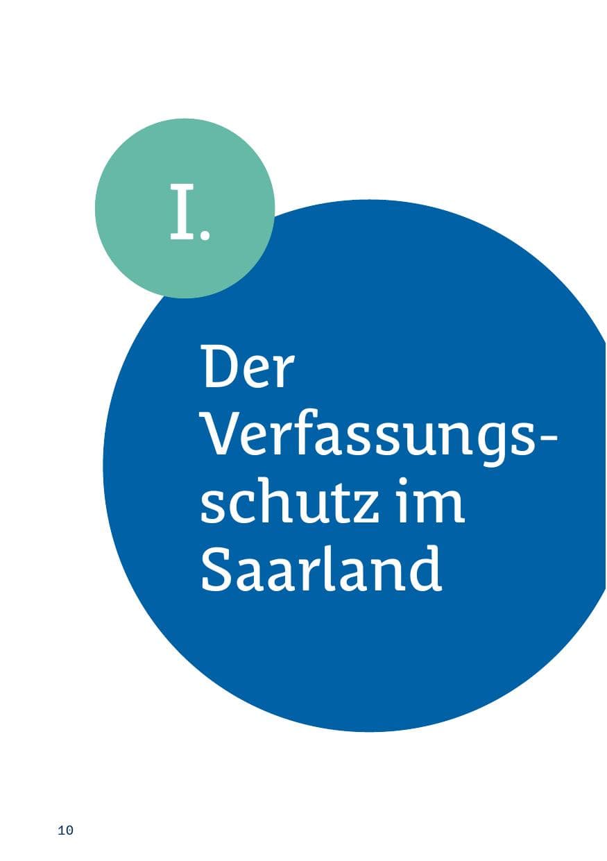 Seite 10 des Verfassungsschutzbericht 2019 Saarland