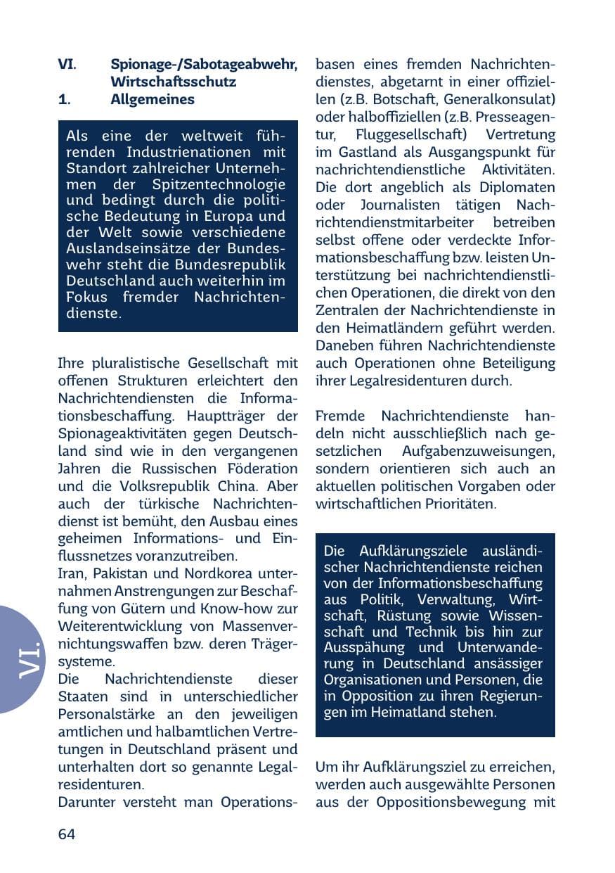 Seite 66 des Verfassungsschutzbericht 2020 Saarland