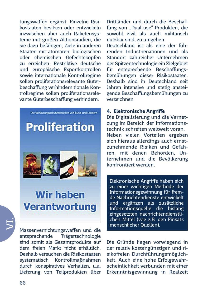 Seite 68 des Verfassungsschutzbericht 2020 Saarland