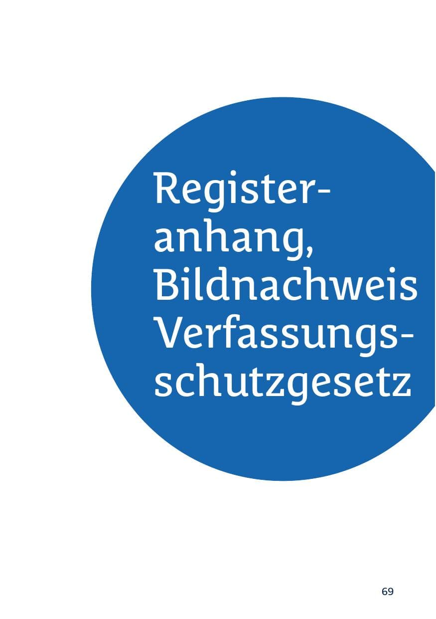 Seite 71 des Verfassungsschutzbericht 2020 Saarland
