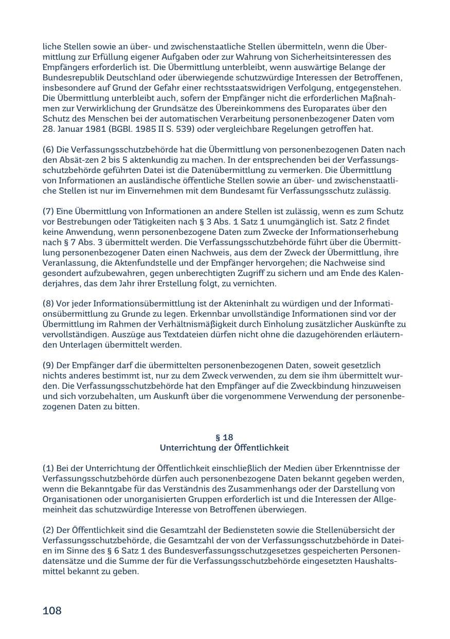 Seite 110 des Verfassungsschutzbericht 2021 Saarland