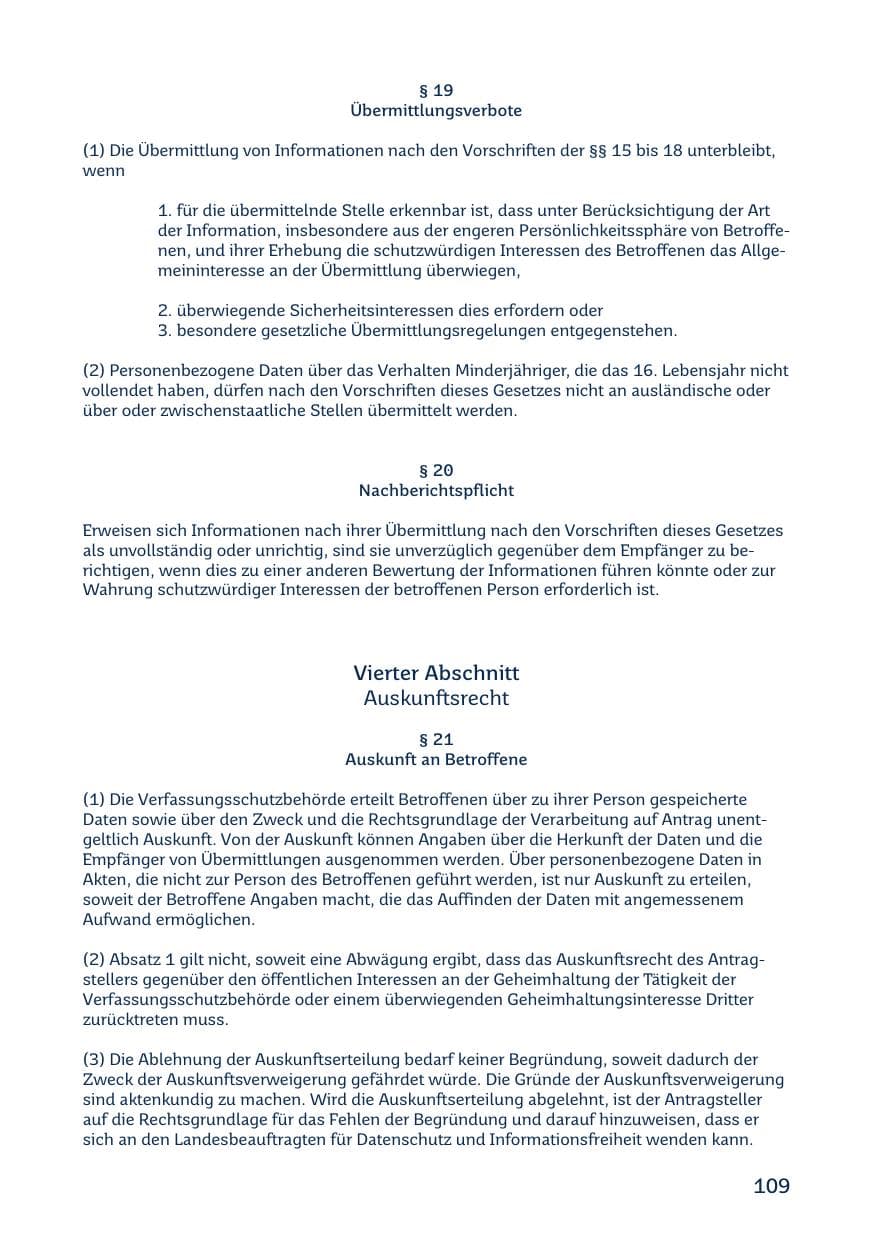 Seite 111 des Verfassungsschutzbericht 2021 Saarland