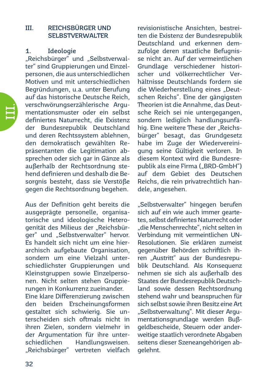 Seite 34 des Verfassungsschutzbericht 2021 Saarland