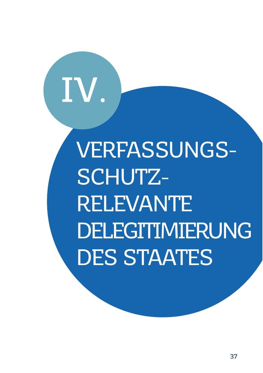 Seite 39 des Verfassungsschutzbericht 2021 Saarland