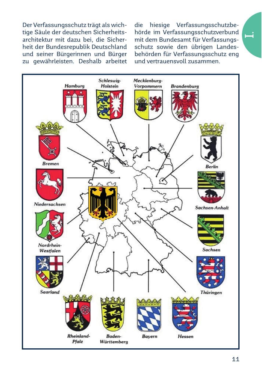 Seite 11 des Verfassungsschutzbericht 2023 Saarland
