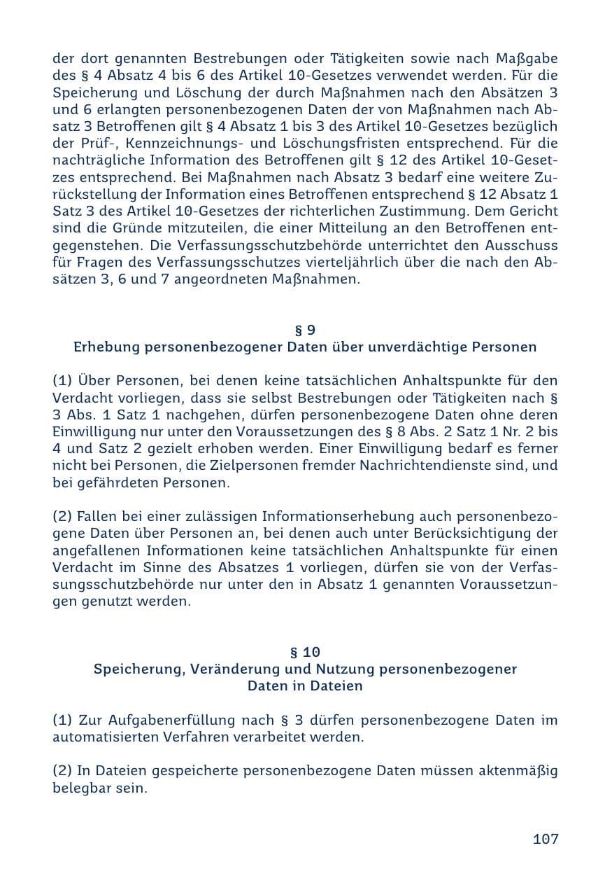 Seite 107 des Verfassungsschutzbericht 2023 Saarland