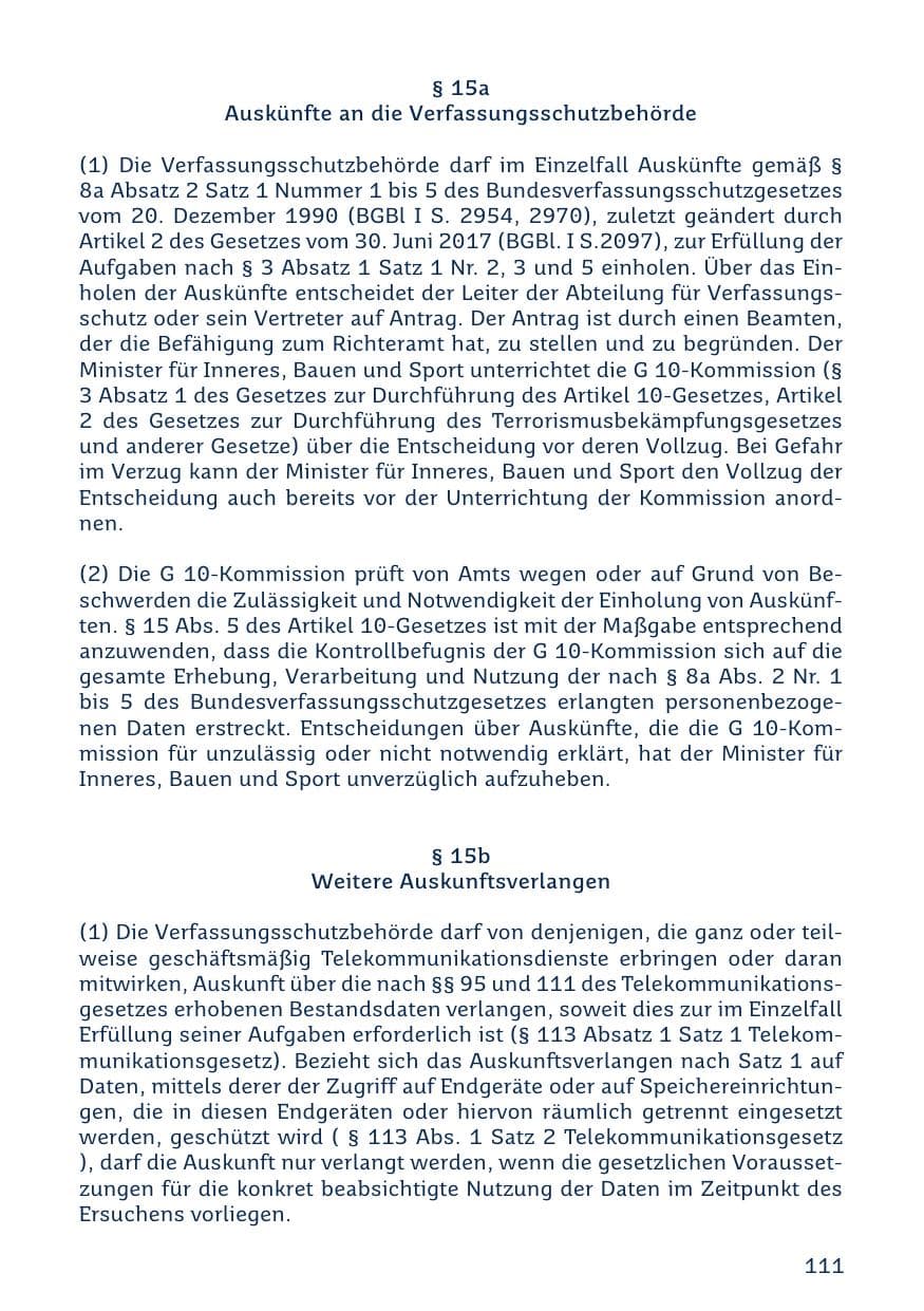 Seite 111 des Verfassungsschutzbericht 2023 Saarland