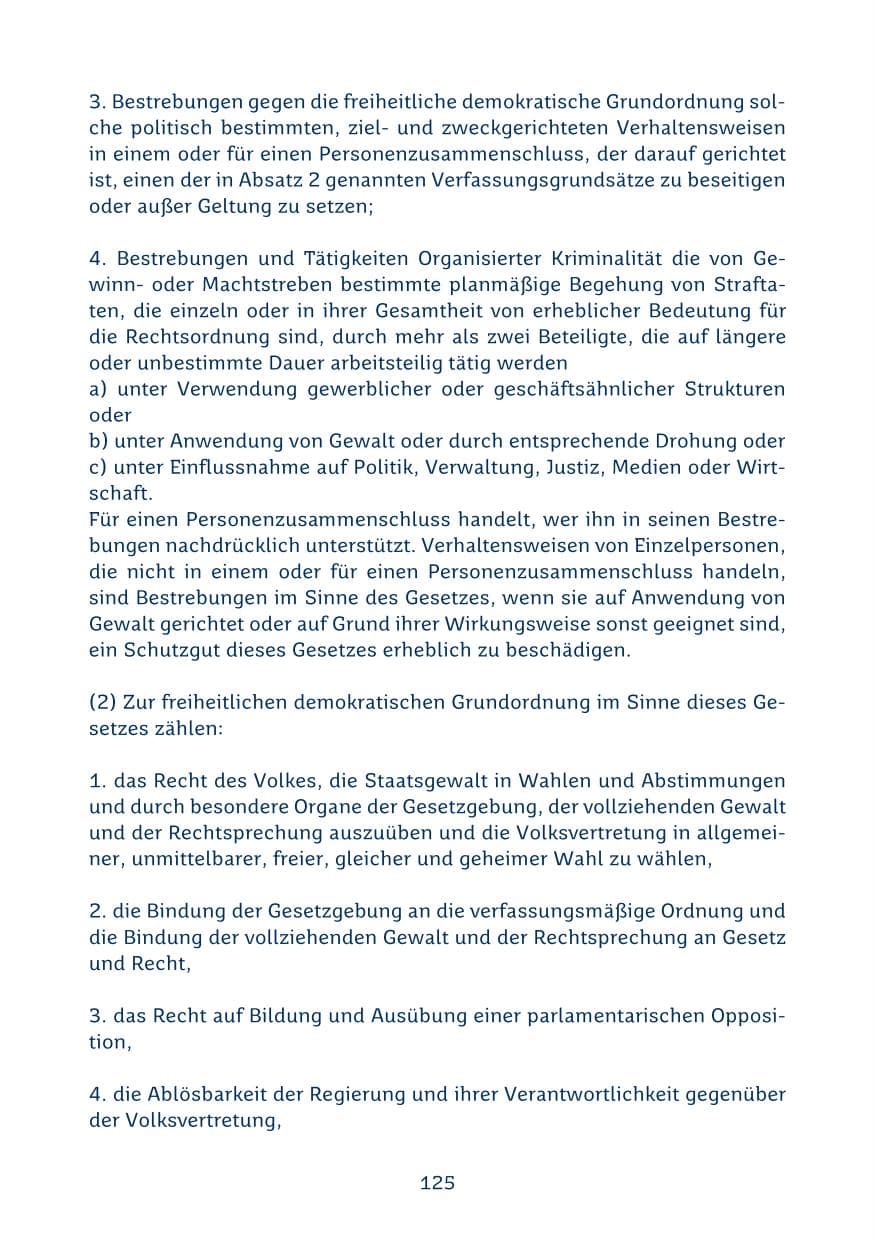 Seite 125 des Verfassungsschutzbericht 2024 Saarland