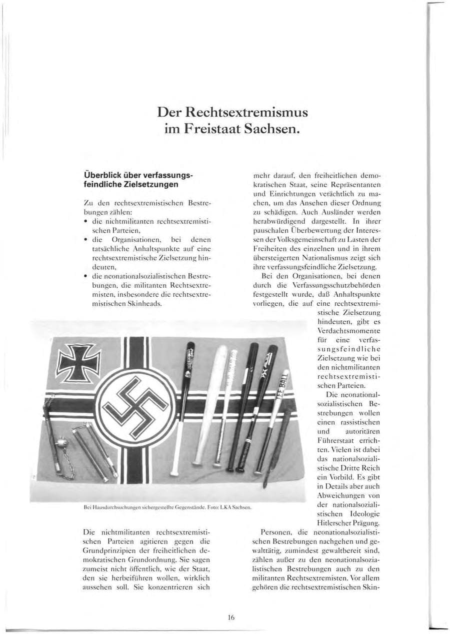 Seite 17 des Verfassungsschutzbericht 1993 Sachsen
