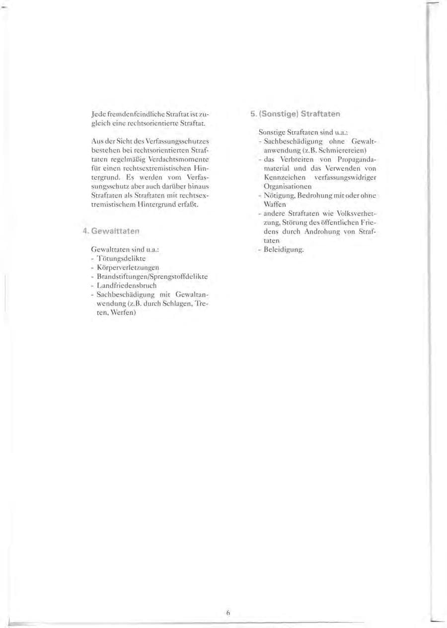 Seite 7 des Verfassungsschutzbericht 1993 Sachsen