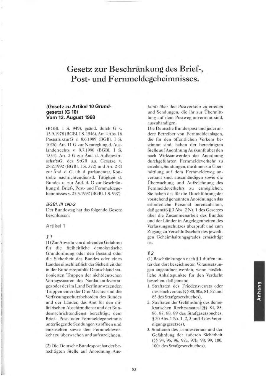 Seite 84 des Verfassungsschutzbericht 1993 Sachsen