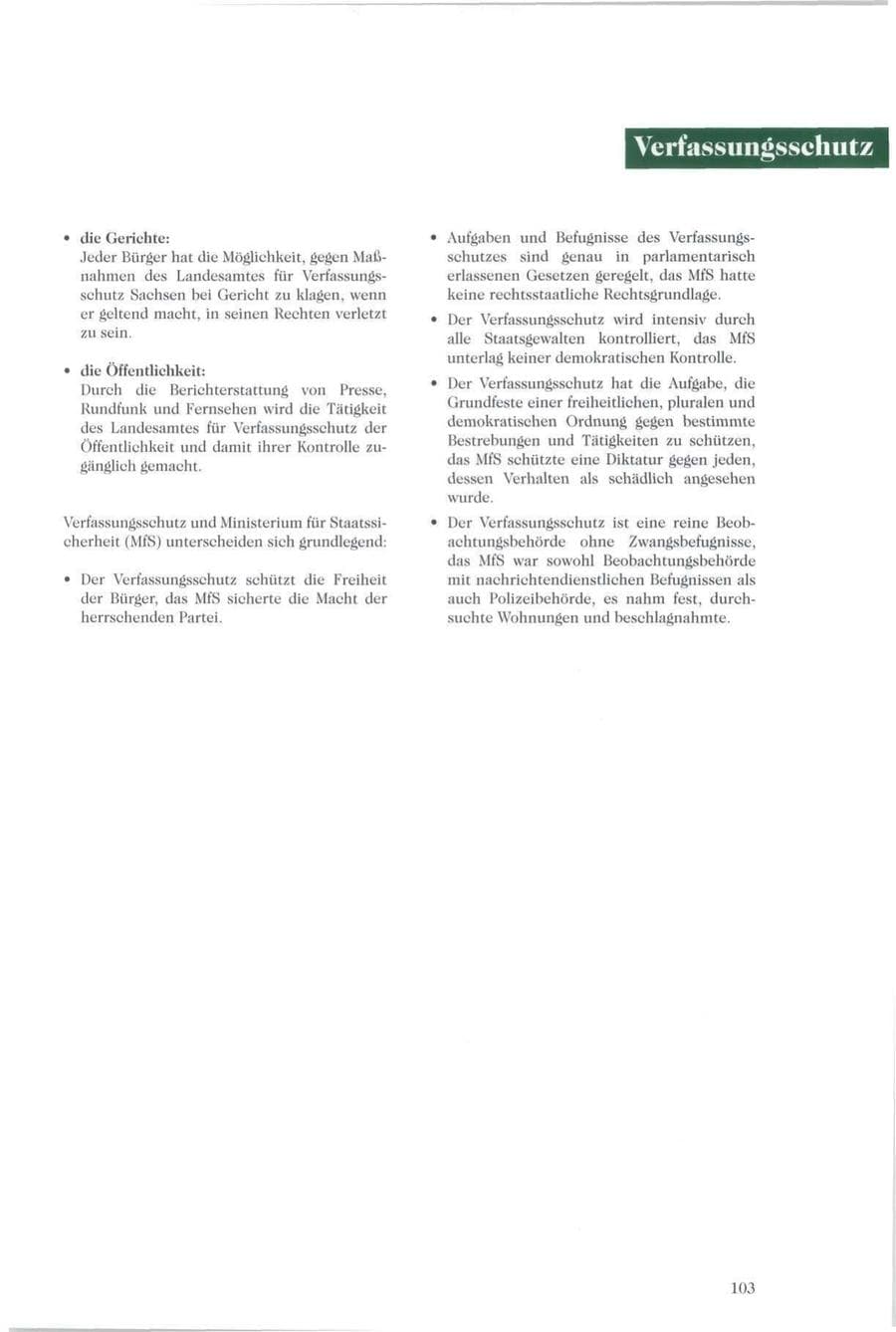 Seite 98 des Verfassungsschutzbericht 1994 Sachsen