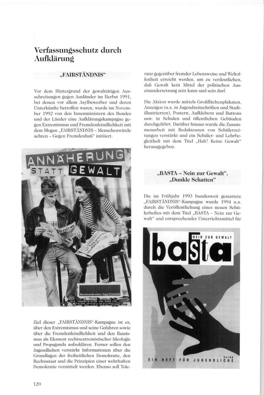 Seite 115 des Verfassungsschutzbericht 1995 Sachsen