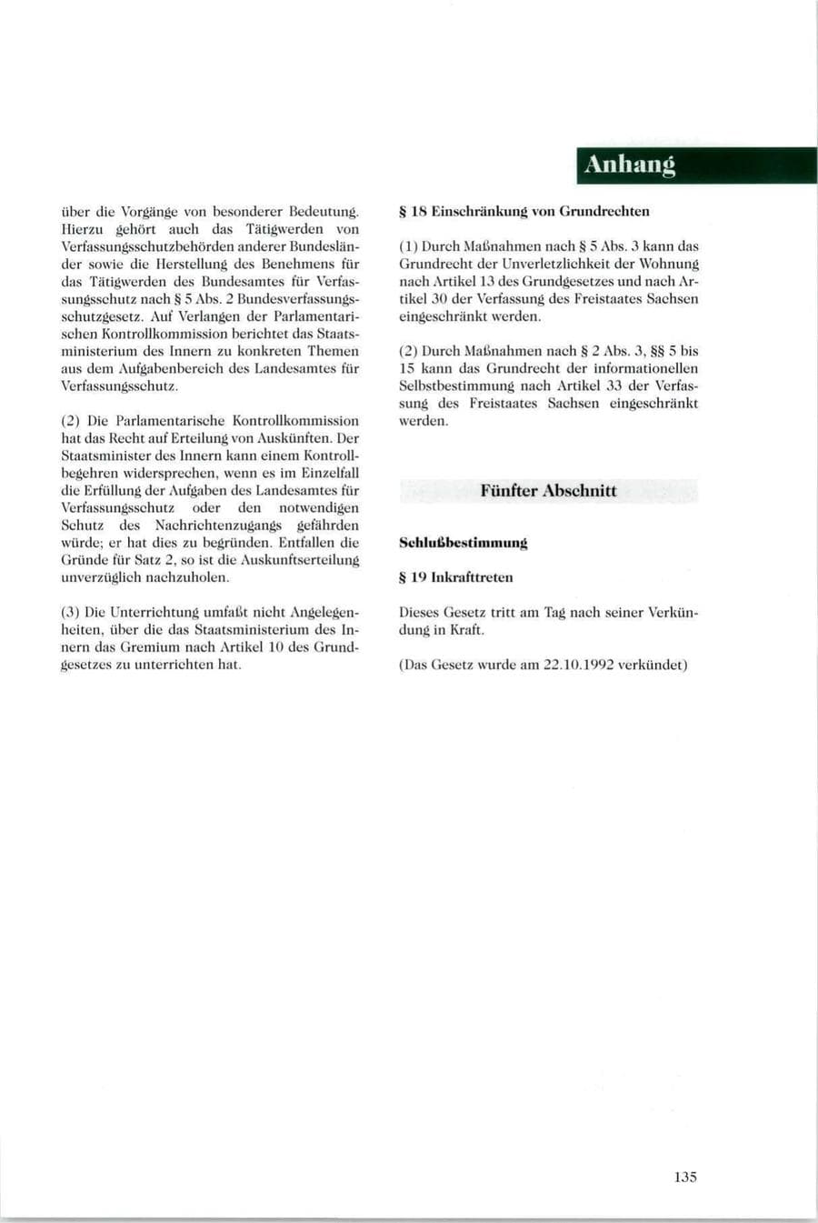 Seite 130 des Verfassungsschutzbericht 1995 Sachsen