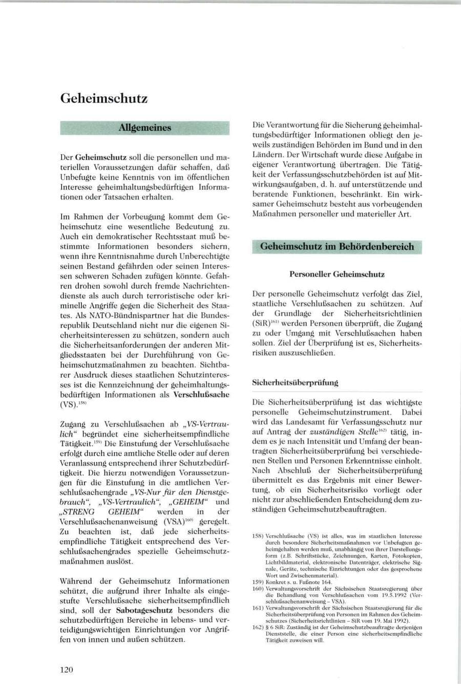 Seite 121 des Verfassungsschutzbericht 1996 Sachsen