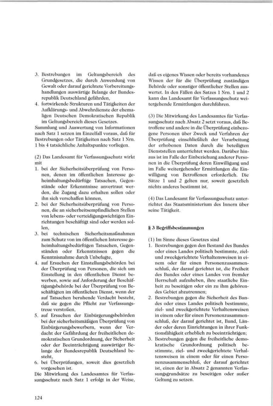 Seite 125 des Verfassungsschutzbericht 1996 Sachsen