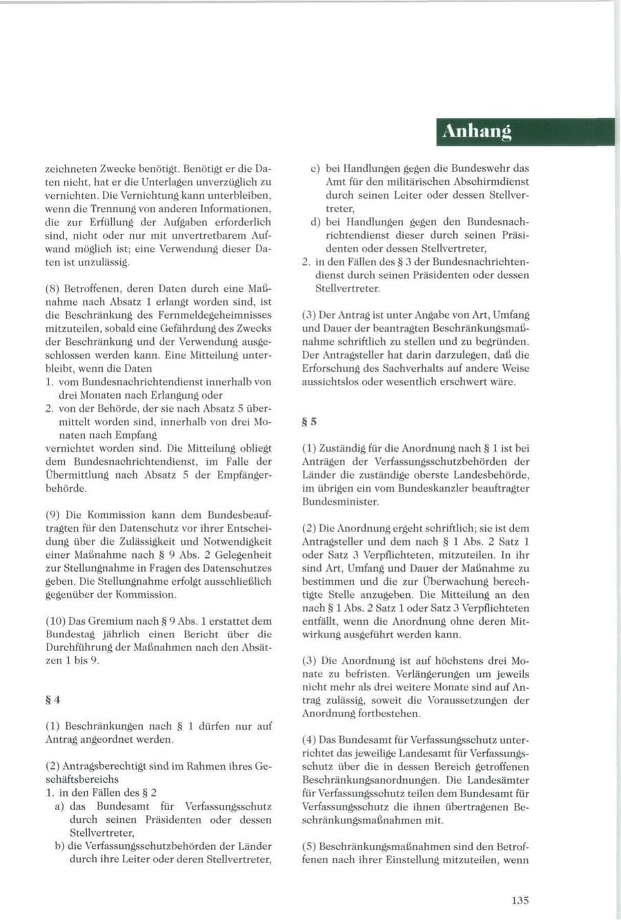 Seite 136 des Verfassungsschutzbericht 1996 Sachsen