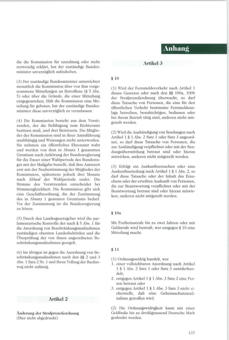 Seite 138 des Verfassungsschutzbericht 1996 Sachsen