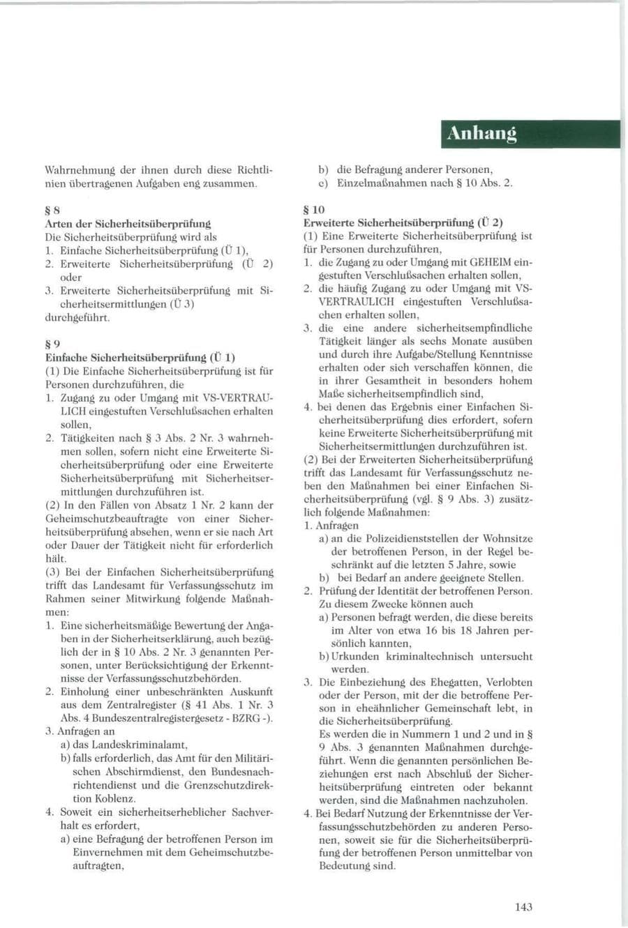 Seite 144 des Verfassungsschutzbericht 1996 Sachsen