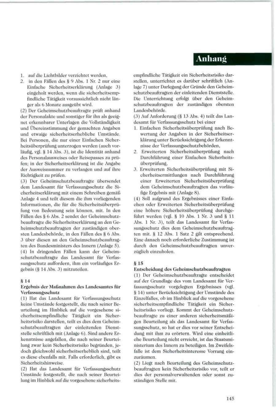 Seite 146 des Verfassungsschutzbericht 1996 Sachsen