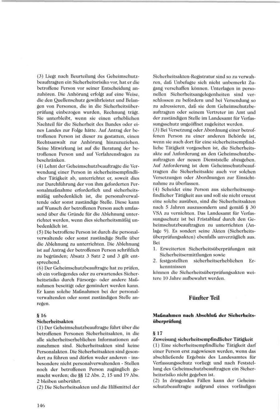 Seite 147 des Verfassungsschutzbericht 1996 Sachsen