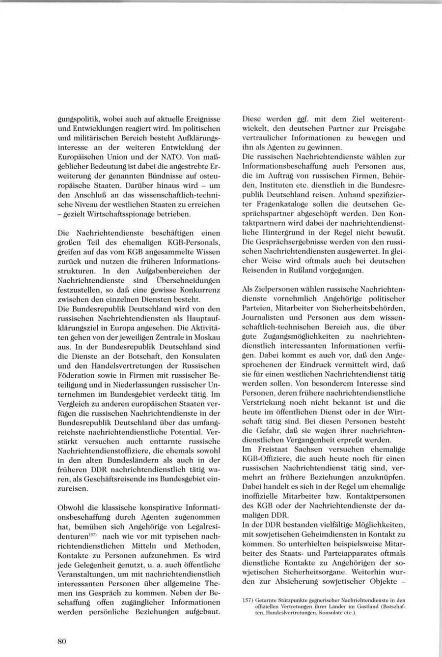 Seite 81 des Verfassungsschutzbericht 1996 Sachsen