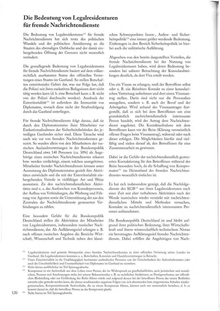 Seite 120 des Verfassungsschutzbericht 1997 Sachsen
