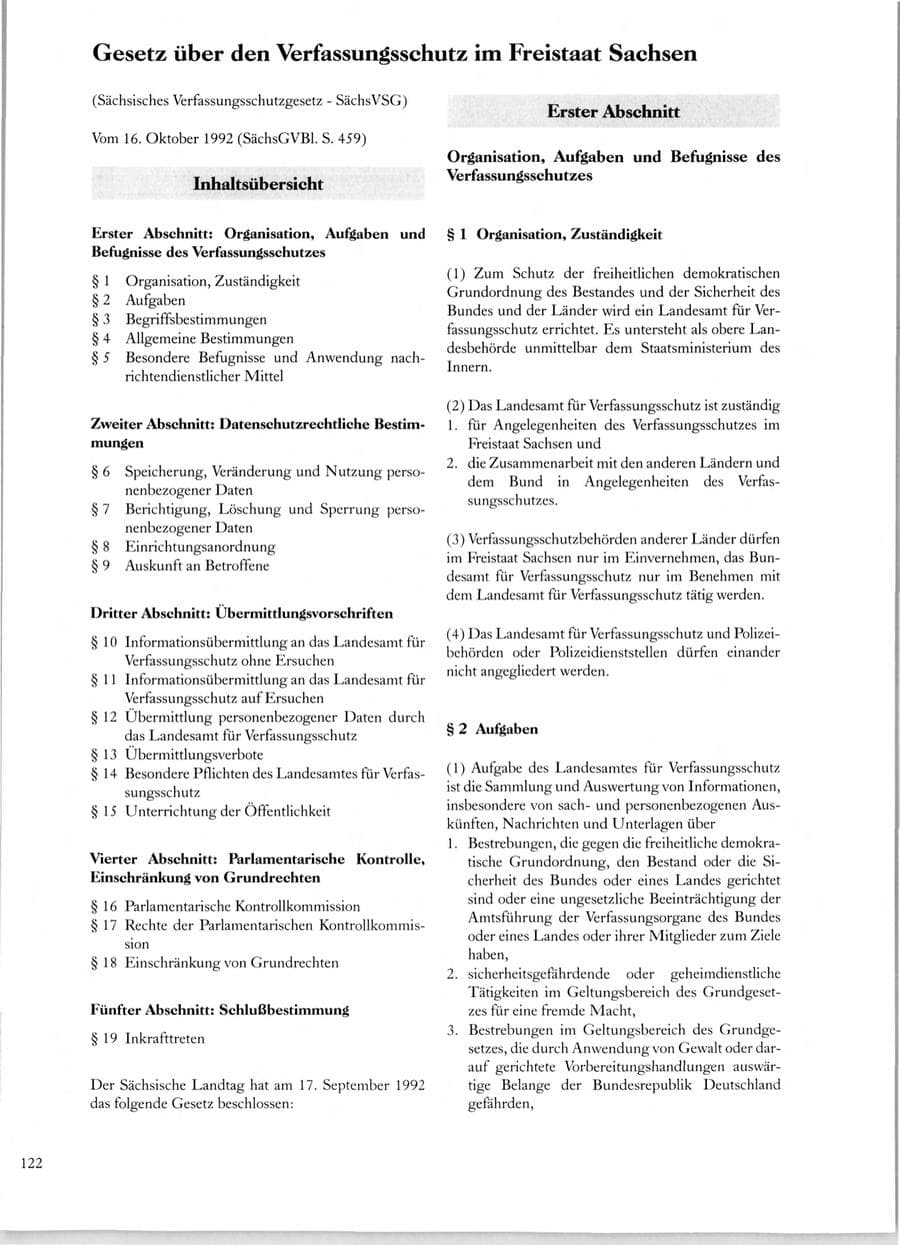 Seite 117 des Verfassungsschutzbericht 1998 Sachsen