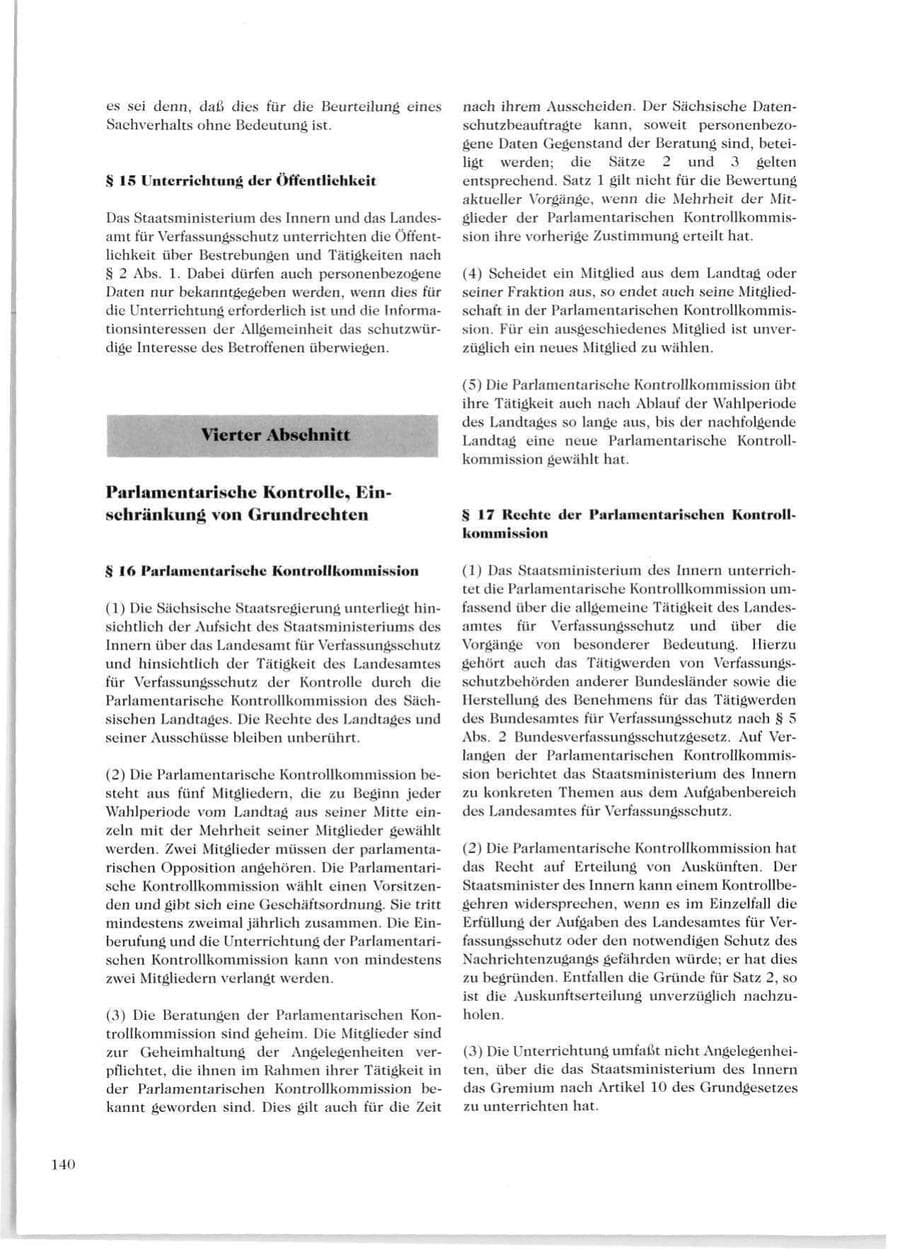 Seite 142 des Verfassungsschutzbericht 1999 Sachsen