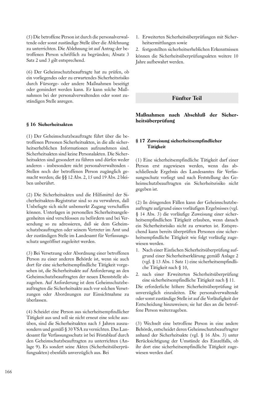 Seite 166 des Verfassungsschutzbericht 2000 Sachsen