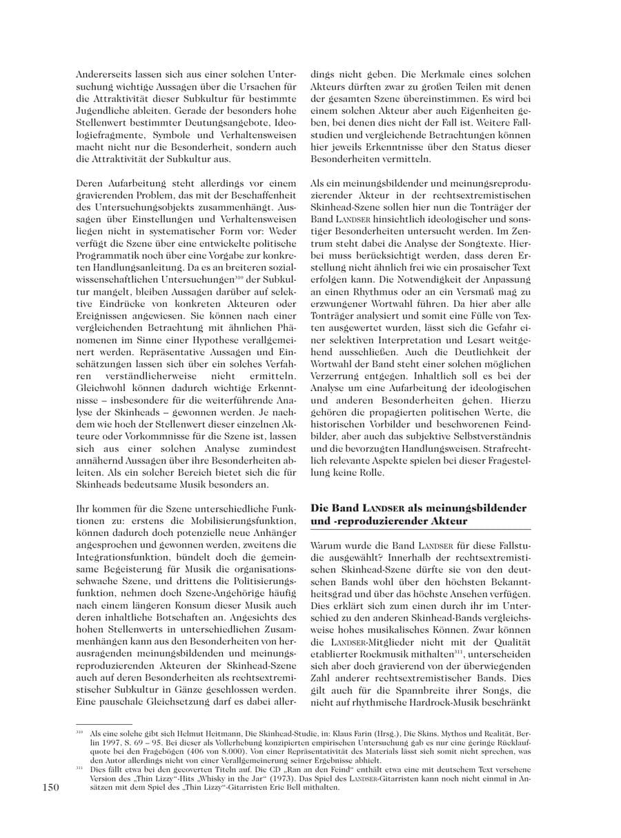 Seite 152 des Verfassungsschutzbericht 2001 Sachsen