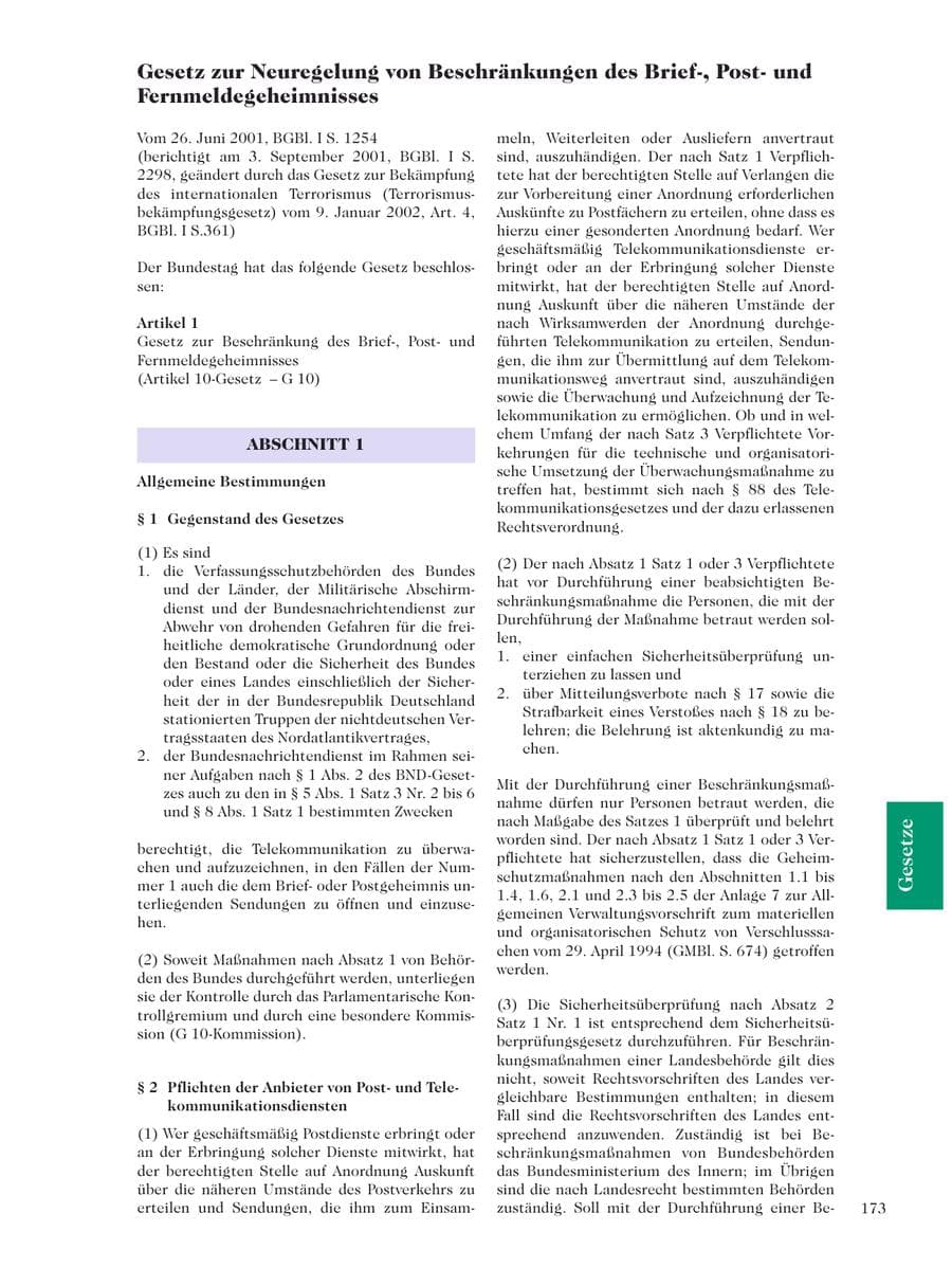 Seite 175 des Verfassungsschutzbericht 2001 Sachsen