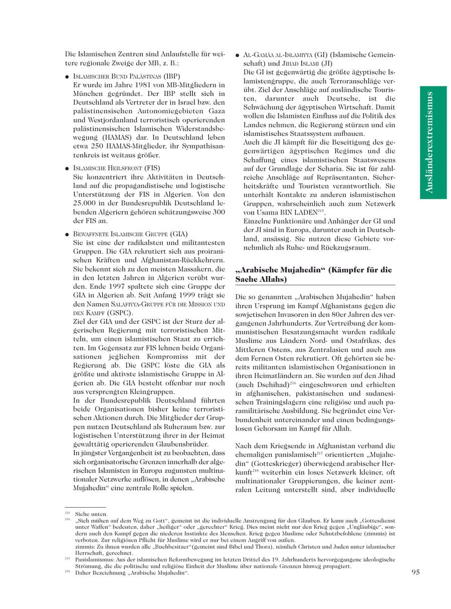 Seite 97 des Verfassungsschutzbericht 2001 Sachsen