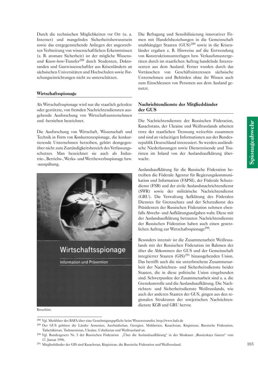 Seite 105 des Verfassungsschutzbericht 2002 Sachsen