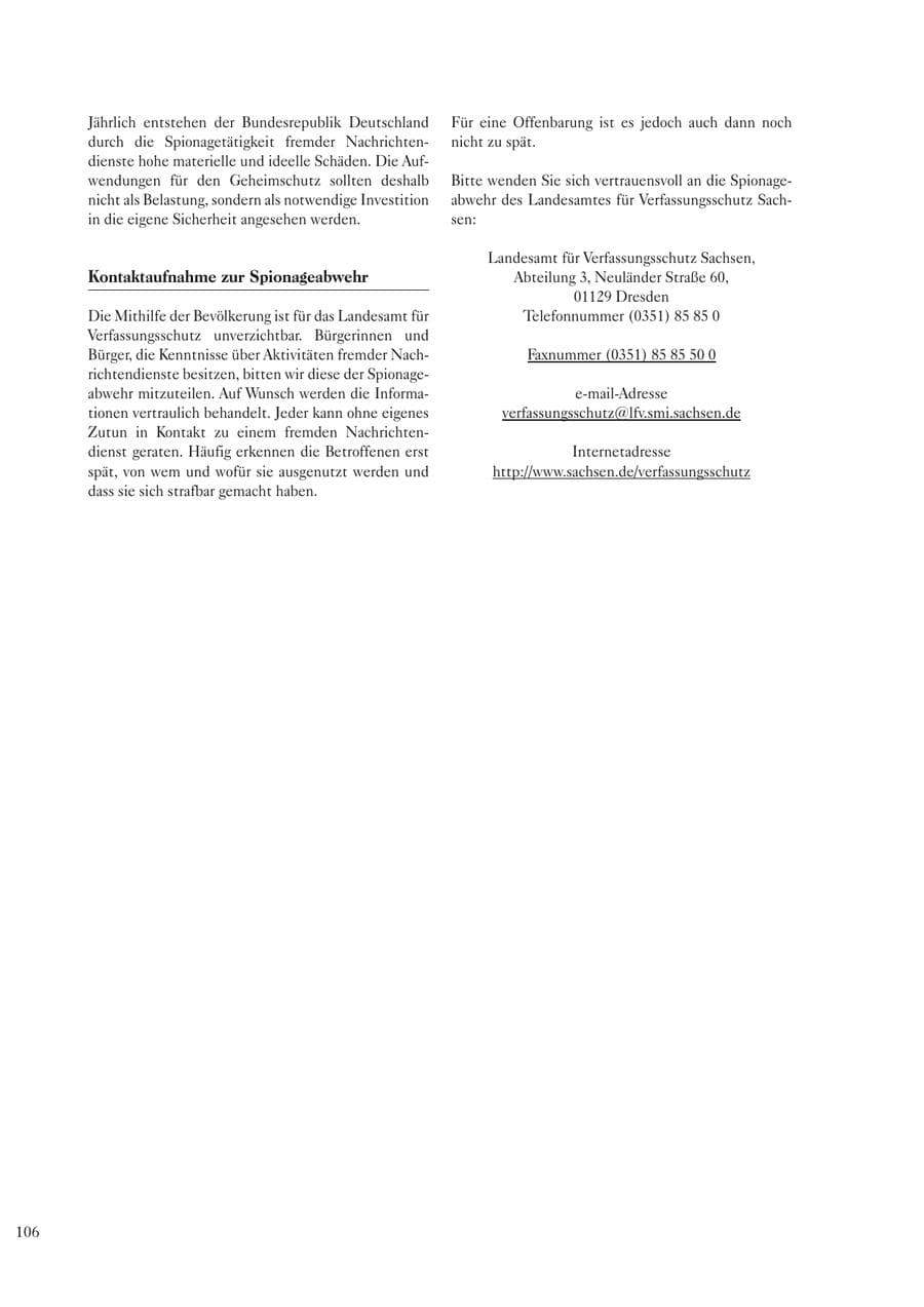 Seite 108 des Verfassungsschutzbericht 2002 Sachsen