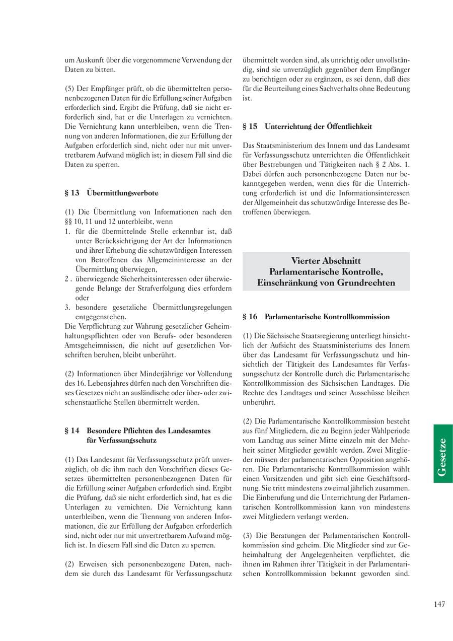 Seite 149 des Verfassungsschutzbericht 2002 Sachsen