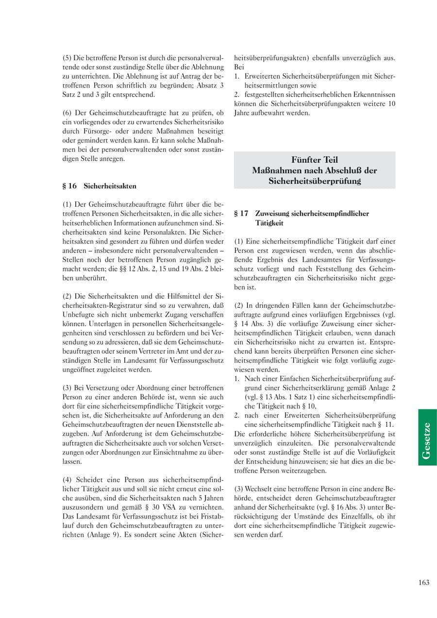 Seite 165 des Verfassungsschutzbericht 2002 Sachsen