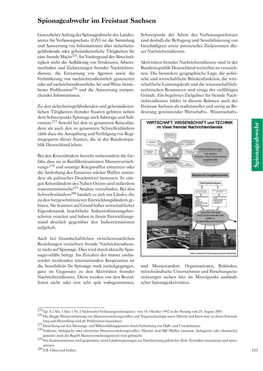 Seite 106 des Verfassungsschutzbericht 2003 Sachsen