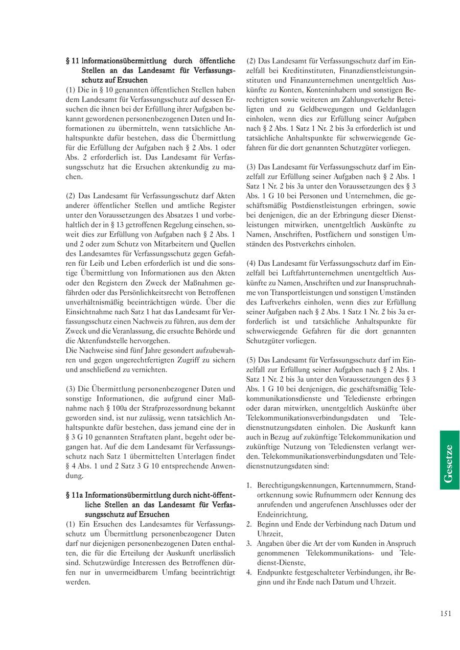 Seite 151 des Verfassungsschutzbericht 2003 Sachsen