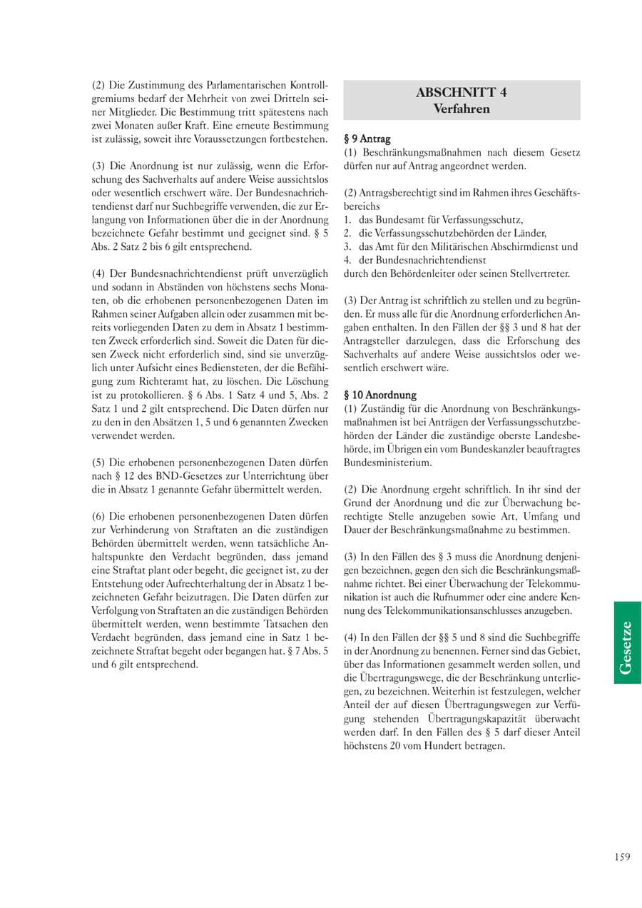 Seite 159 des Verfassungsschutzbericht 2003 Sachsen